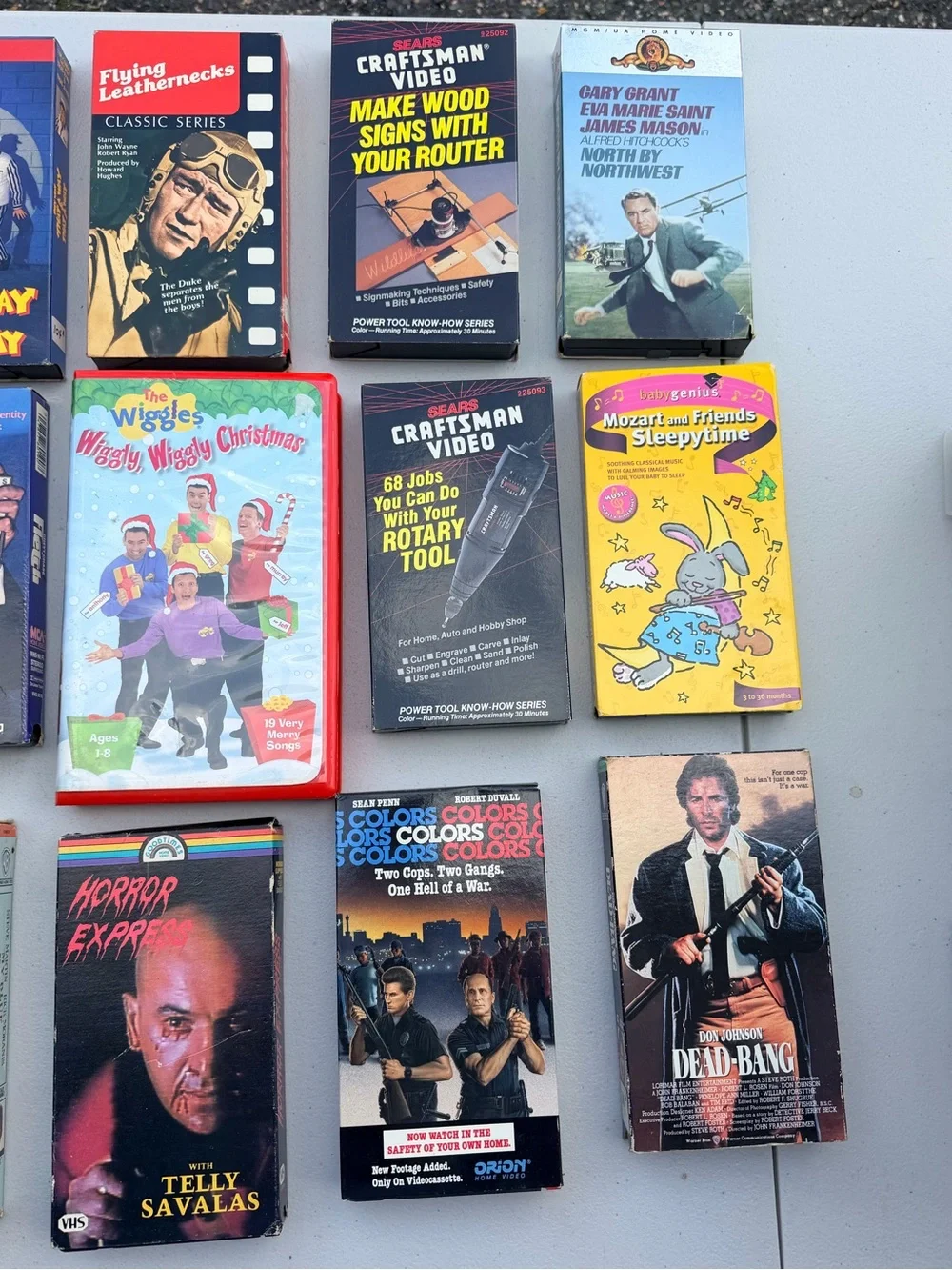 Assorted Movie VHS Collection CDs  & DVD vintage 65 Pieces total
